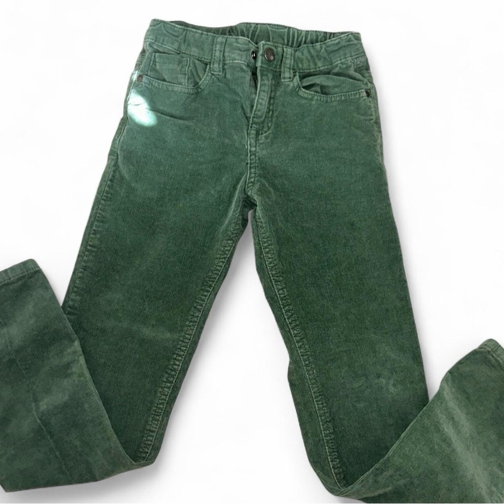 Mayoral Forest Green Kids Corduroy Pants
